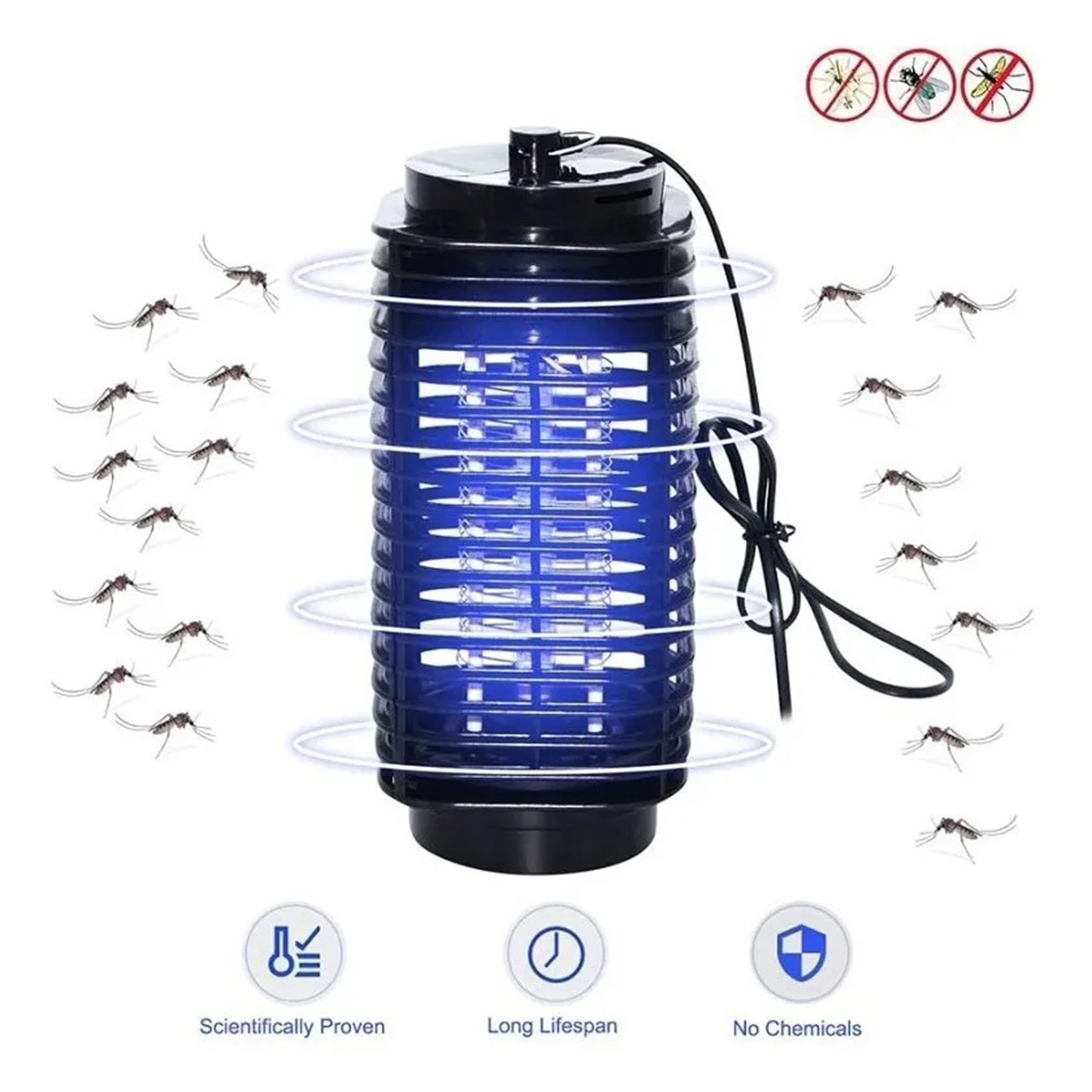 Armadilha Mata Mosquito Choque Eletrico 110v