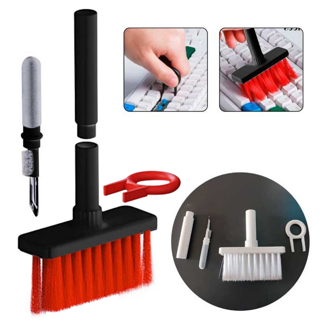 Escova De Limpeza Multifuncional - 5 Em 1