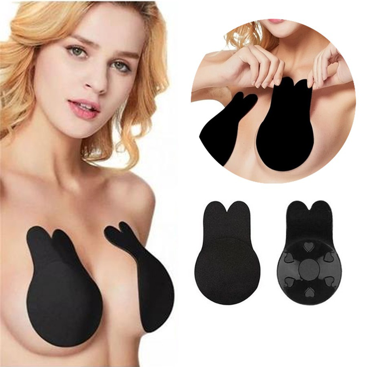 Sutiã Adesivo Levanta Seio Invisible - Pr...